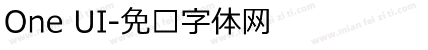 One UI字体转换